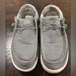 Hey Dude Light Gray Men's Loafers